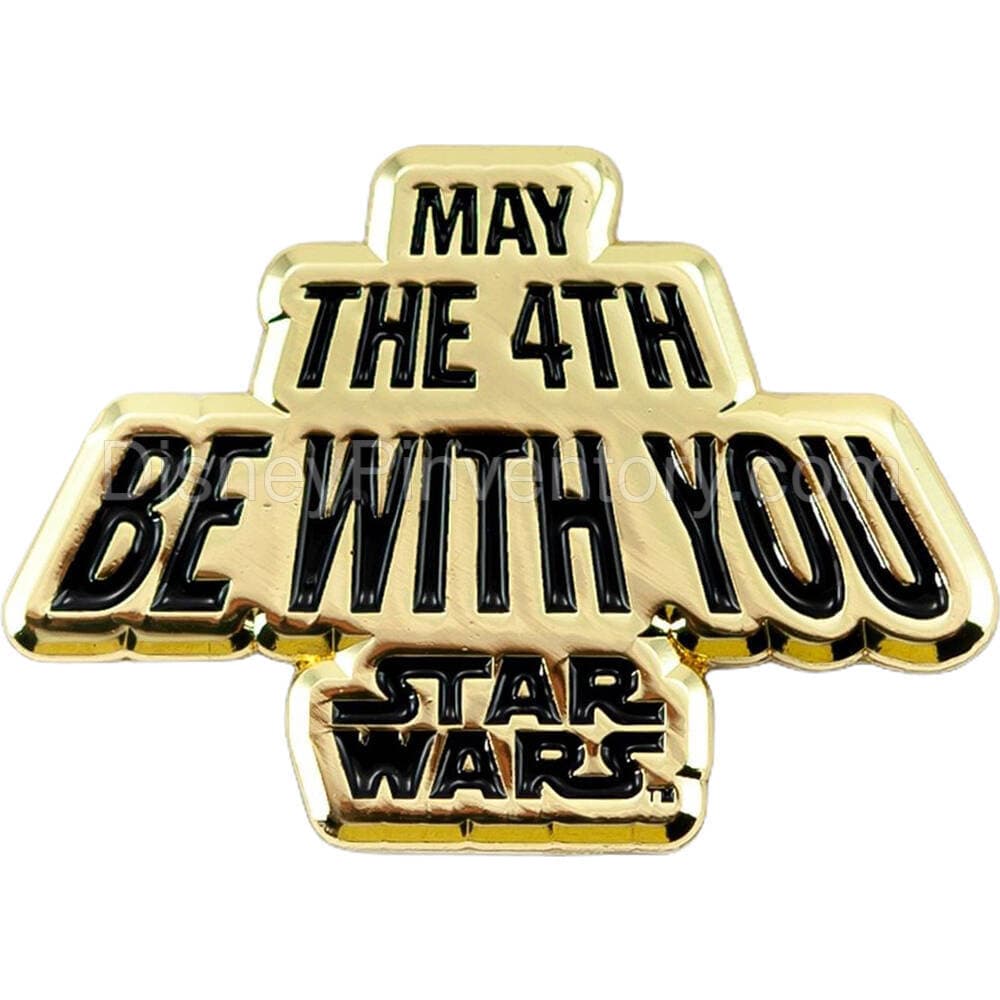 Star Wars May The Fourth Be With You Pin Gold Edition - Pin 29700