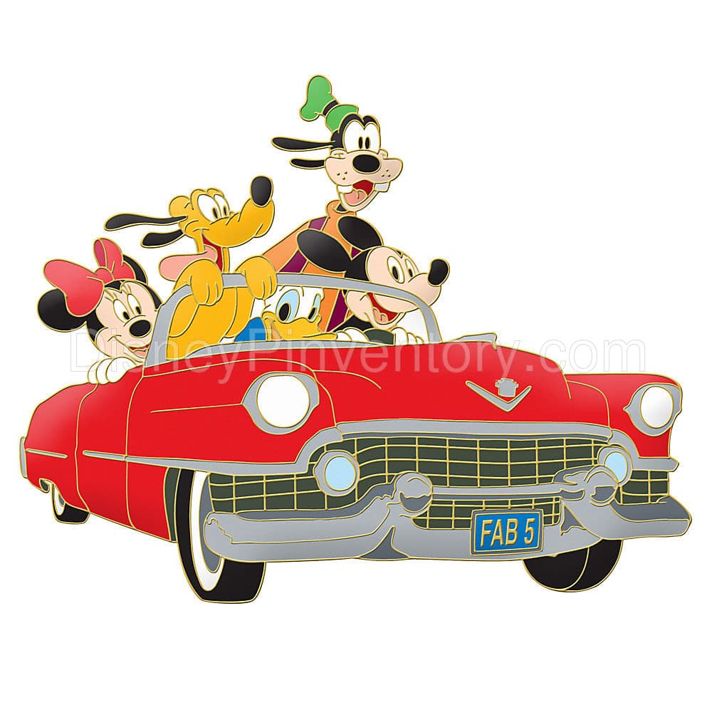 Fab 5 Spring Break Pin - Pin 29707