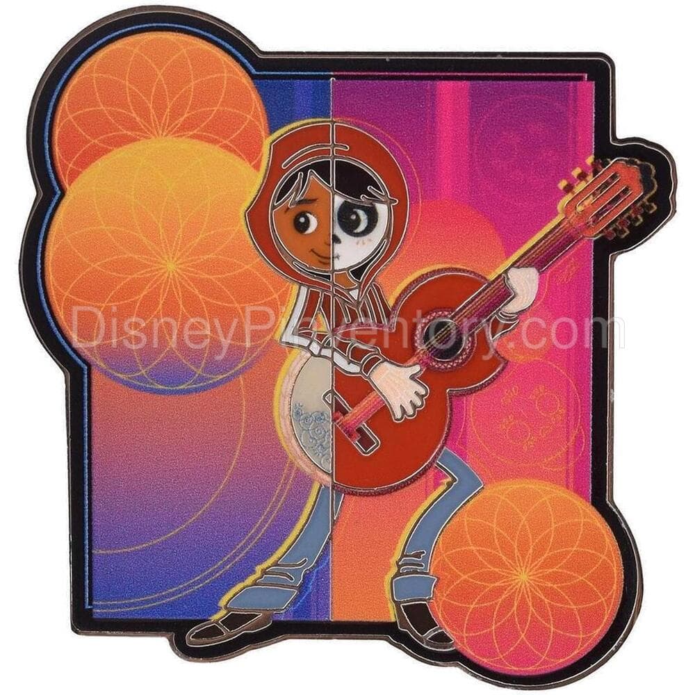 Disney 100 Pixar Coco Miguel Split Portrait Pin - BoxLunch Exclusive - Pin 29819