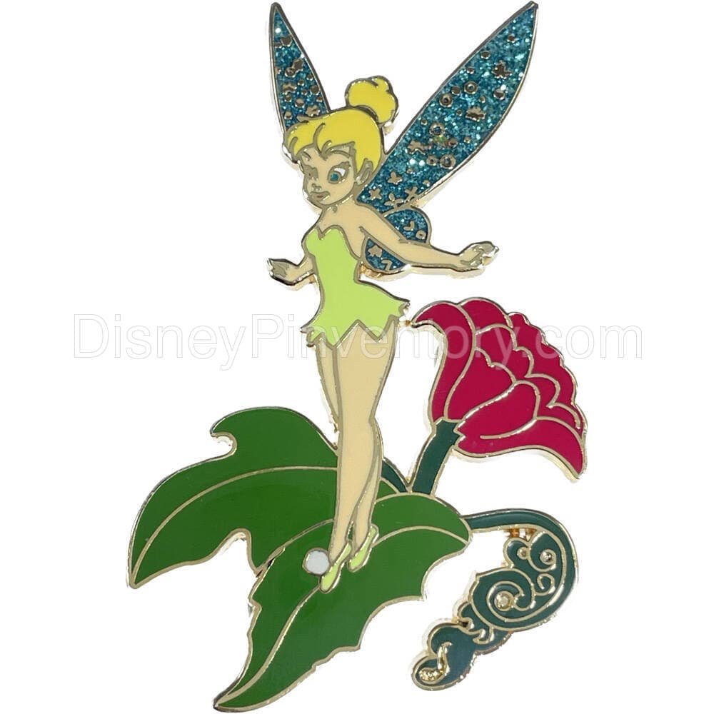 Tinker Bell Nature Pin Set - Tinker Bell Walking on a Leaf - Pin 29938