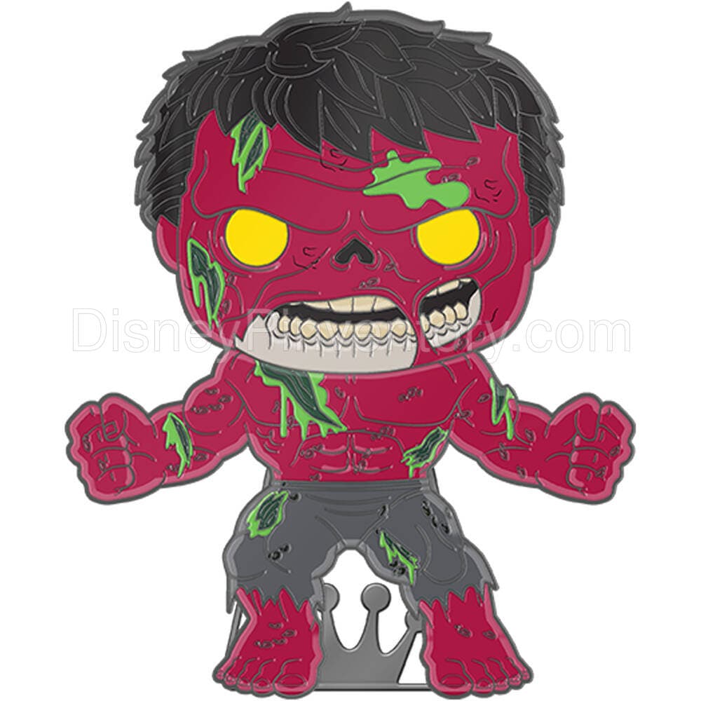 Marvel Zombies Zombie Hulk Glow-in-the-Dark Funko Pop! Chase Pin #34 - Pin 30009