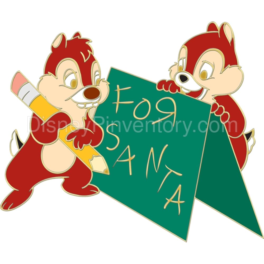 2009 A Disney Christmas Mystery Pin Set - Chip an' Dale - Pin 30018
