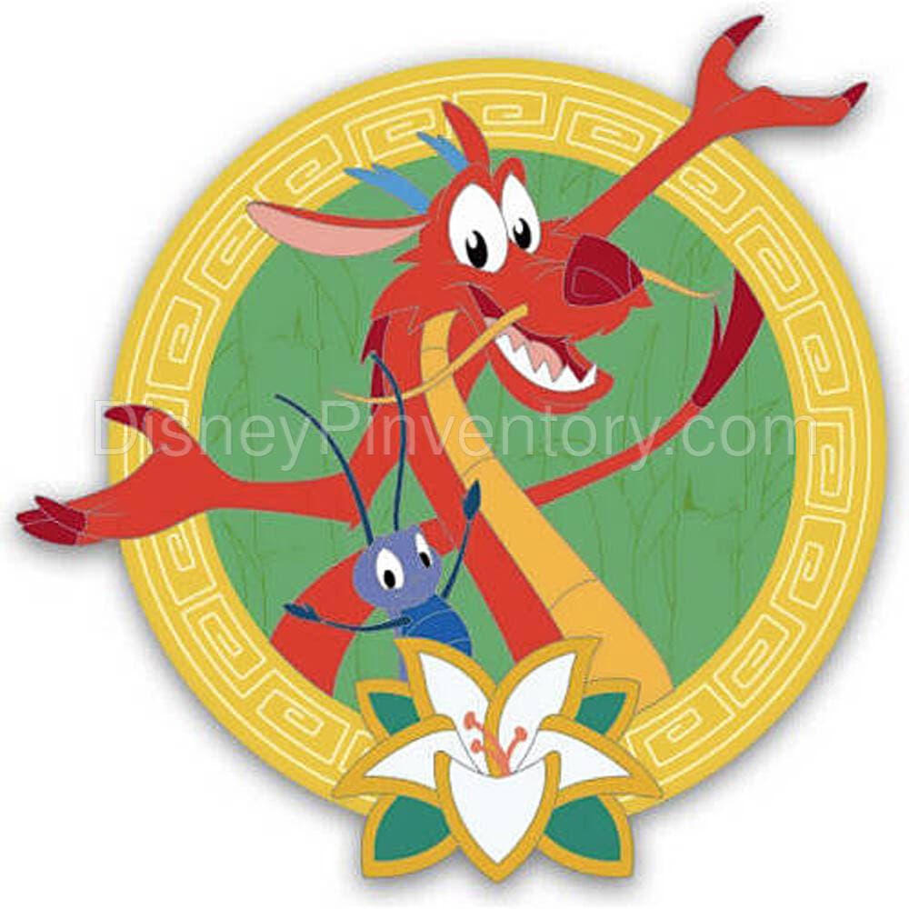 Mulan 25th Anniversary Pin - Mushu & Cri-Kee - Pin 30060