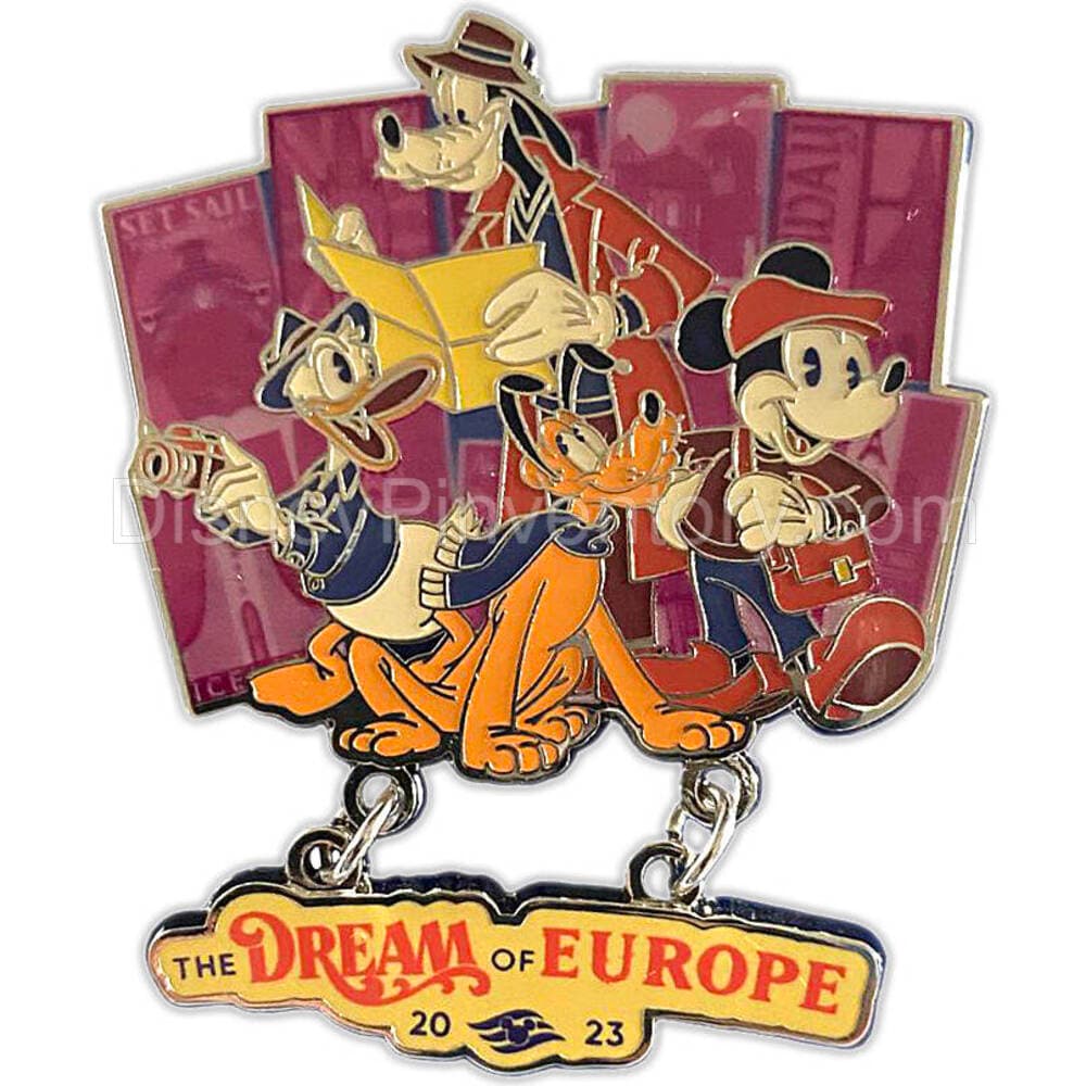 Disney Cruise Line - The Dream of Europe 2023 - Pin 30123