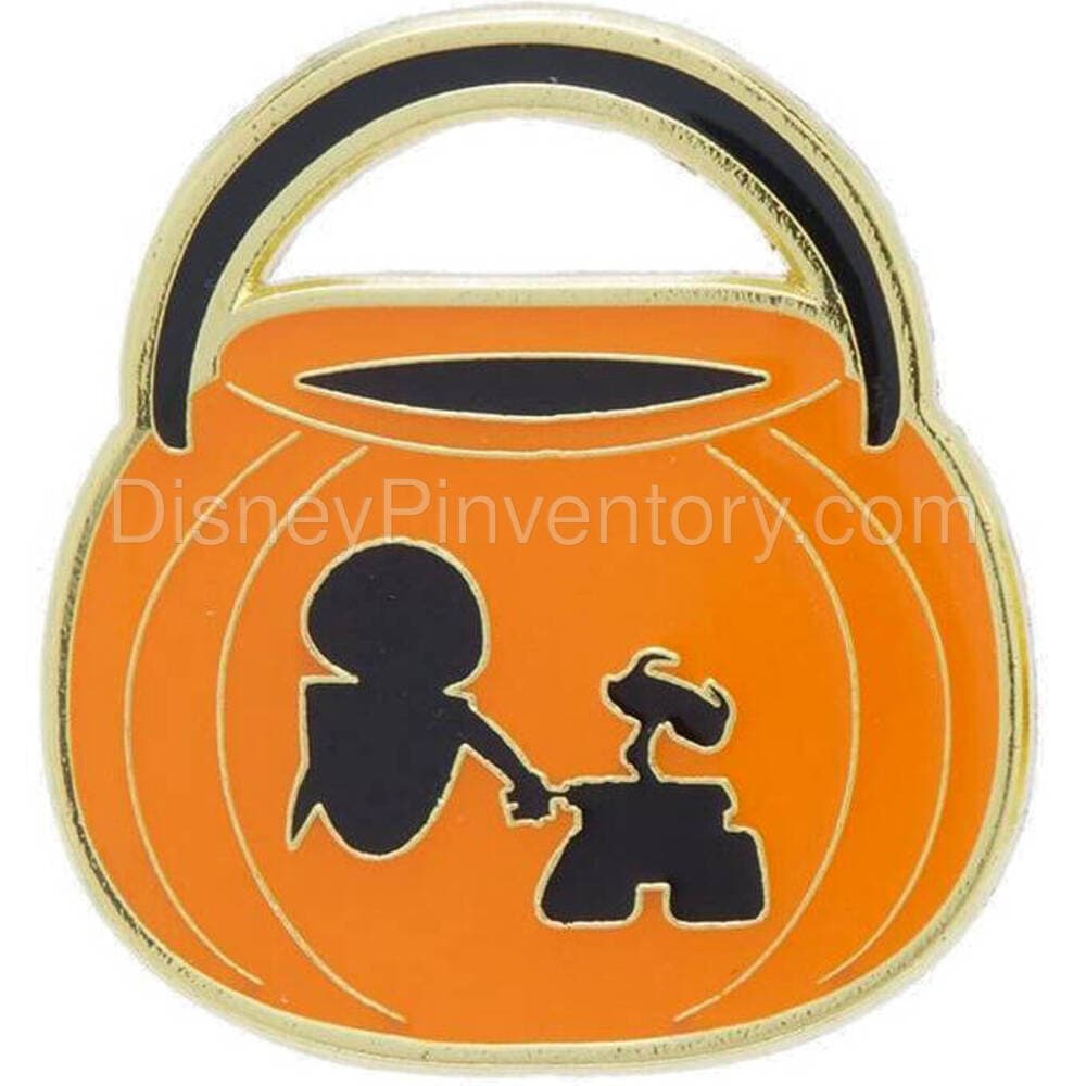 Loungefly Disney Pixar WALL-E Jack-o-Lantern Buckets EVE & WALL-E Pin Set - Eve & Wall-E pin Only - BoxLunch Exclusive - Pin 30144