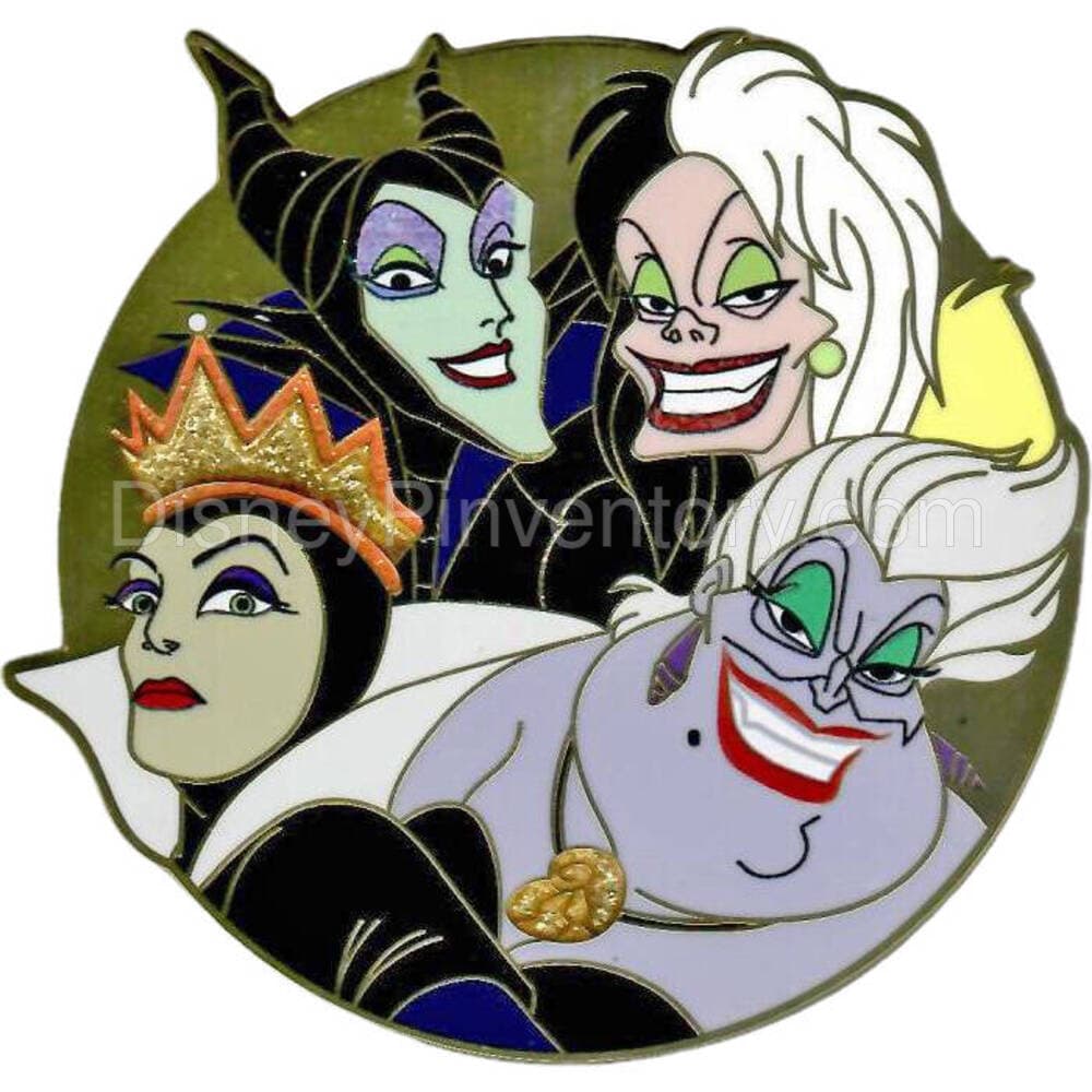 VIVA LA DIVAS - Gold Villains Portrait - Pin 30277