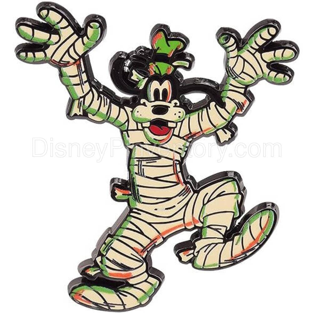 Disney D100 Halloween Mystery Pin Set - Goofy as Mummy - Amazon Exclusive - Pin 30296