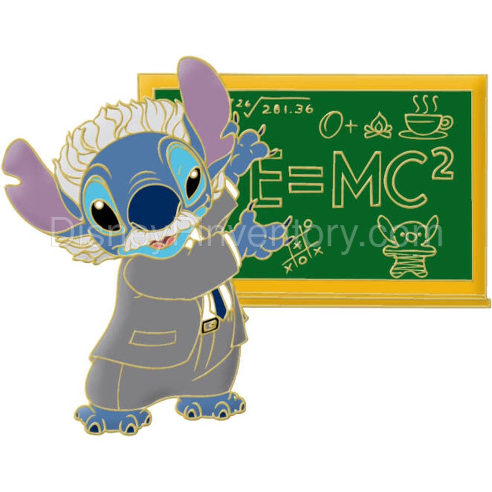 Stitch as Albert Einstein - Pin 30359
