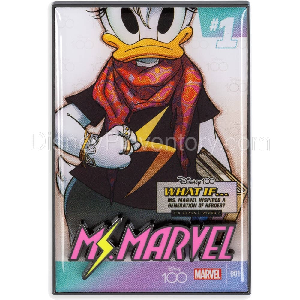 Daisy Duck: Ms. Marvel Comic Pin - Disney100 - Pin 30378