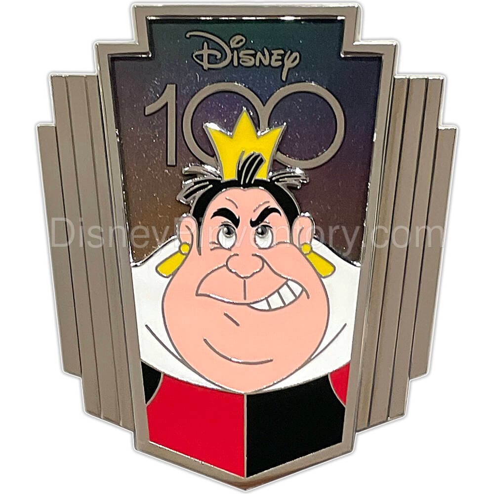 Destination D23: 100 Years of Disney Animation Pin Set #4 - Queen of Hearts - Pin 30558