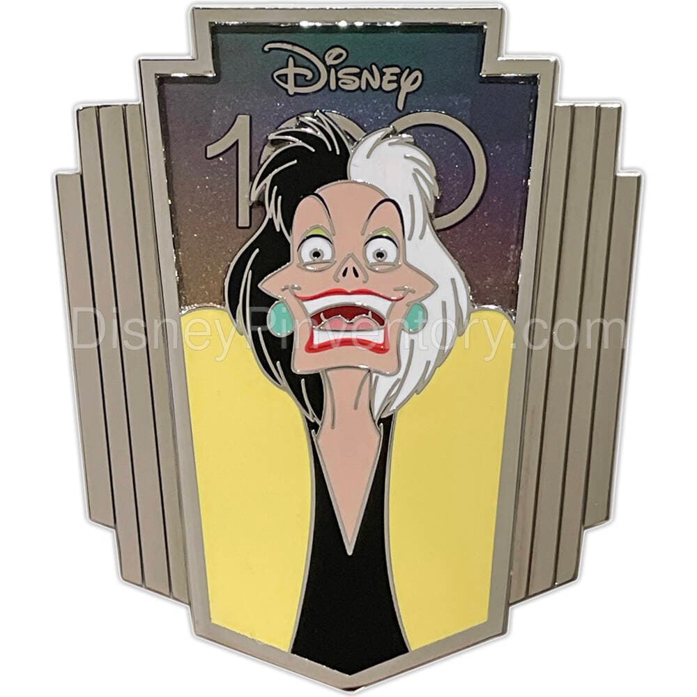 Destination D23: 100 Years of Disney Animation Pin Set #6 - Cruella de Vil - Pin 30568