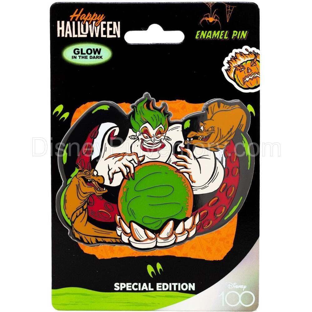 Disney Happy Halloween Series Glow in the Dark Ursula Special Edition Pin - Pin 30675