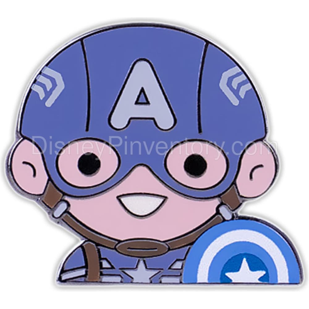 Captain America Stealth Suit Emoji Pin - Captain America: The Winter Soldier - Pin 30691
