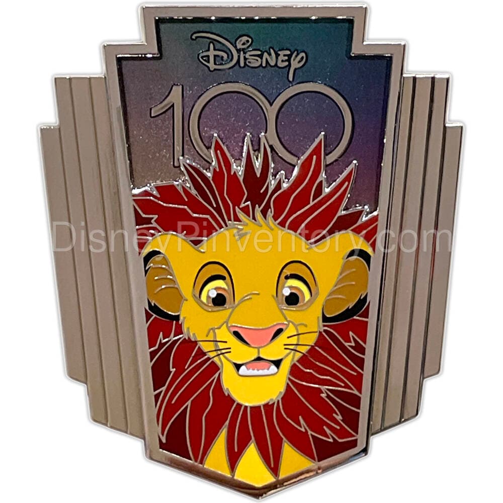 Destination D23: 100 Years of Disney Animation Pin Set #13 - Simba - Pin 30748