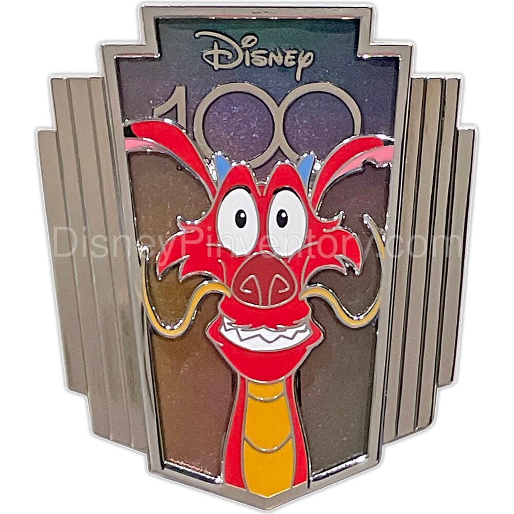 Destination D23: 100 Years of Disney Animation Pin Set #15 - Mushu - Pin 30777