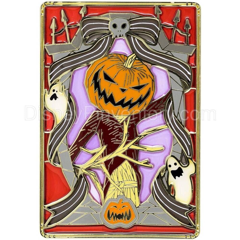 Nightmare Before Christmas Stained Glass Pumpkin King Pin - PALM Exclusive - Pin 31621
