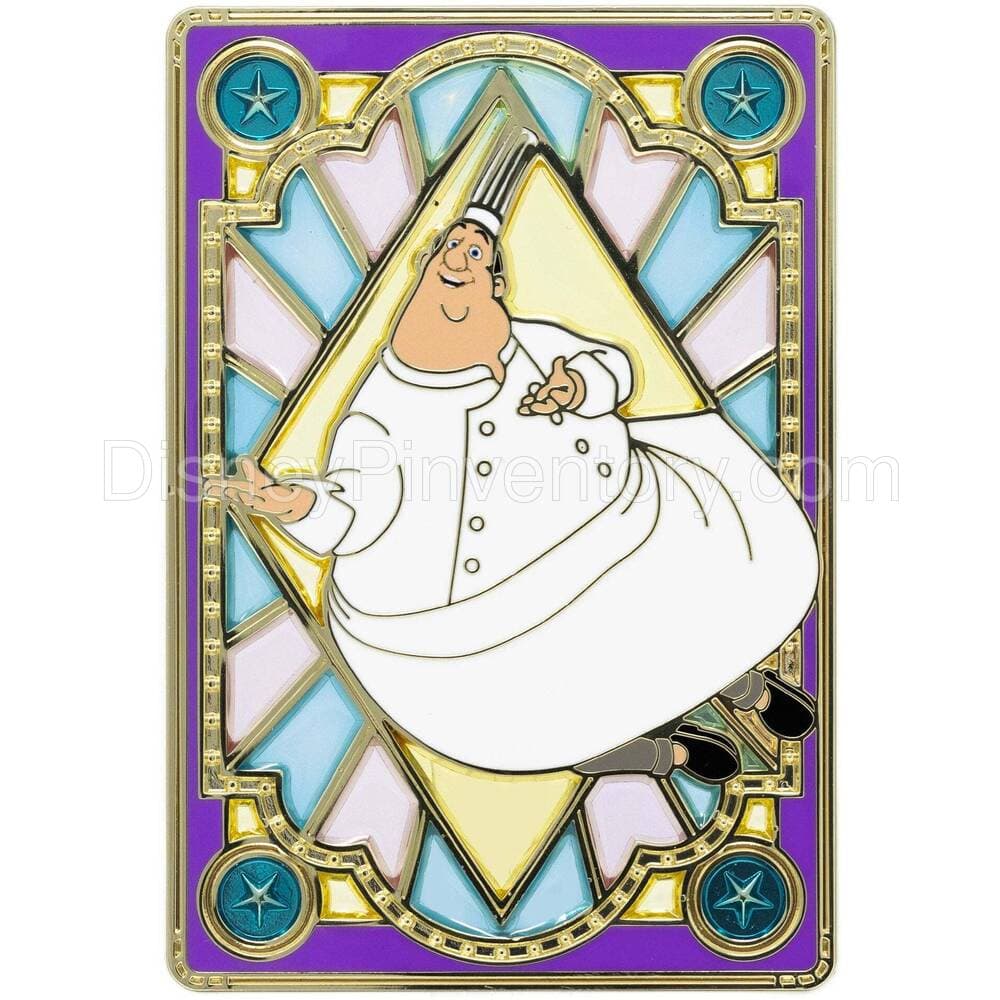 Disney Pixar Stained Glass Series Ratatouille Gusteau Pin - PALM Exclusive - Pin 32622