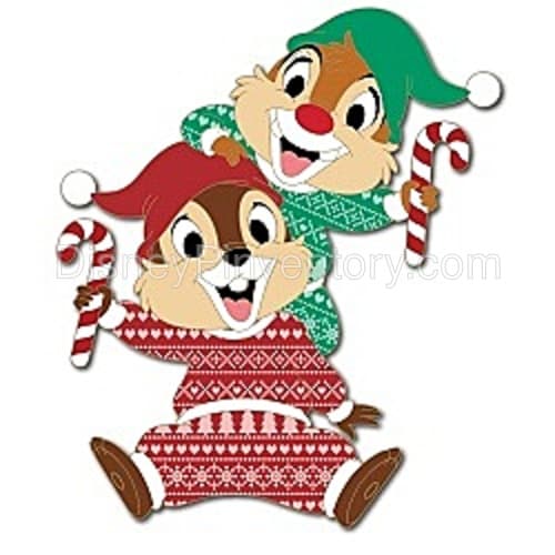 Holiday PJs Pin - Chip & Dale - Pin 32790