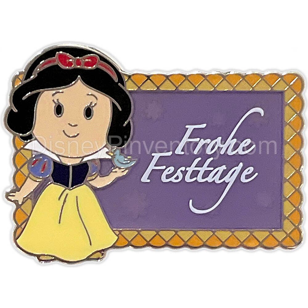 it's a small world Holiday Mystery Pin Set - Snow White - German - Pin 32964