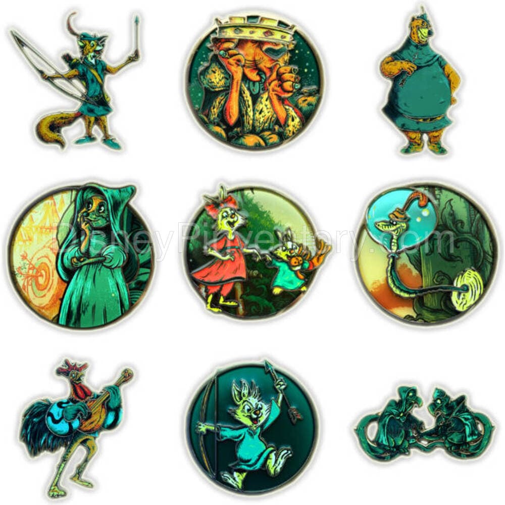 Alex Hovey Robin Hood - Special Complete Set - Artland UK - Pin 33132