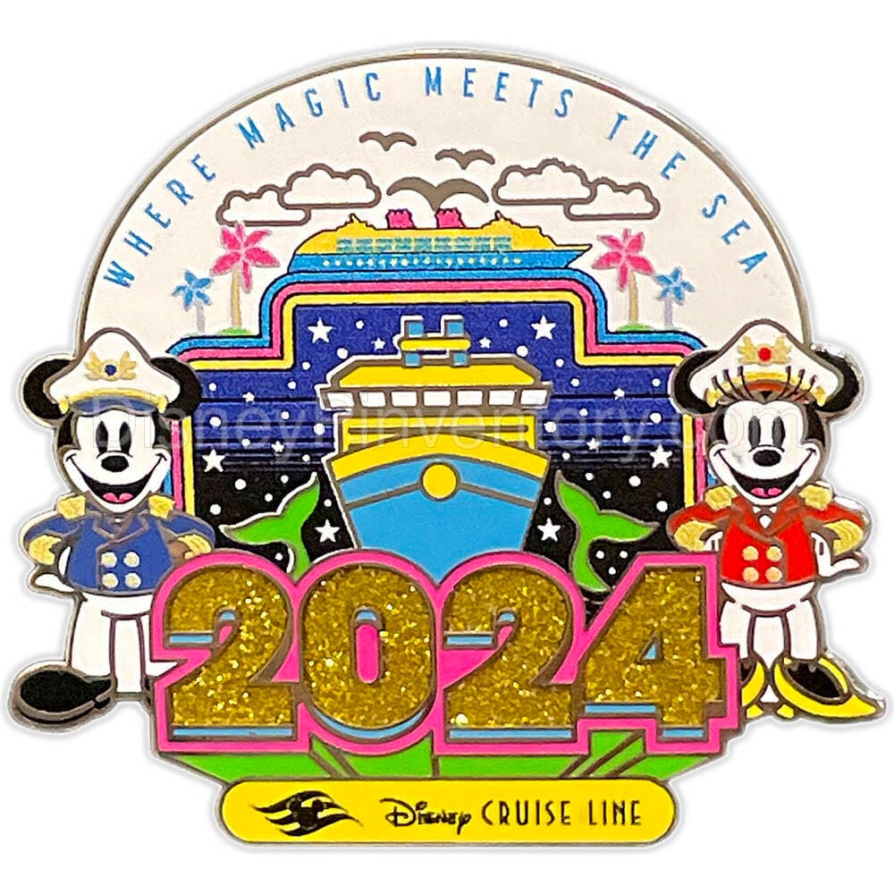 Disney Cruise Line 2024 Pin - Where Magic Meets the Sea - Pin 33159