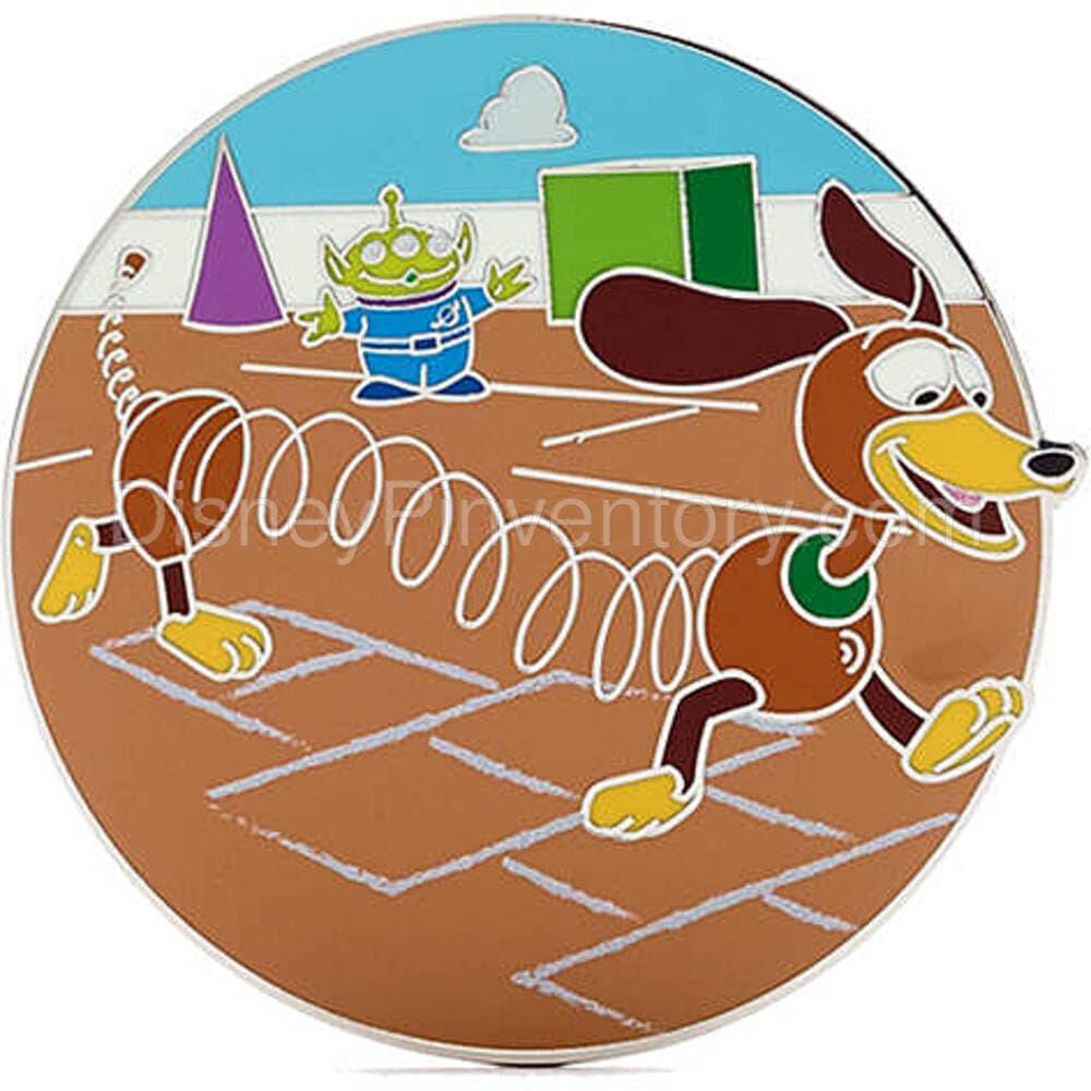 Pixar in the Park Mystery Pin Set - Slinky Dog & Alien - Toy Story - Pin 33173