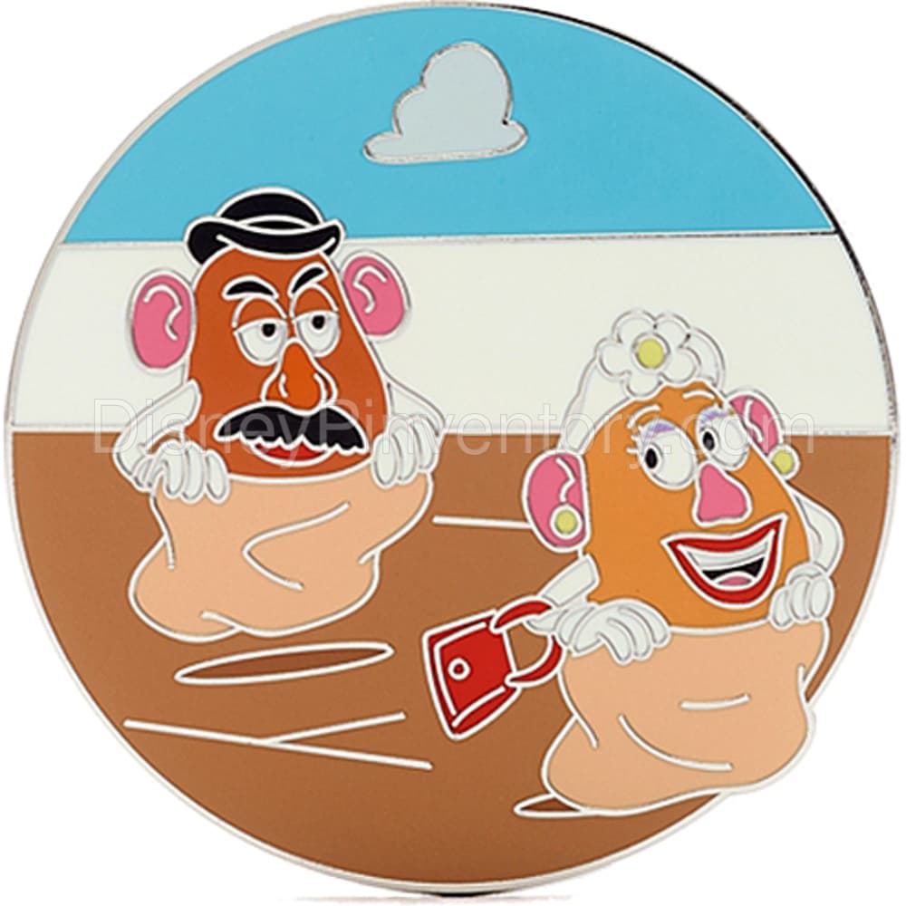 Pixar in the Park Mystery Pin Set - Mr. & Mrs. Potato Head - Toy Story - Pin 33174