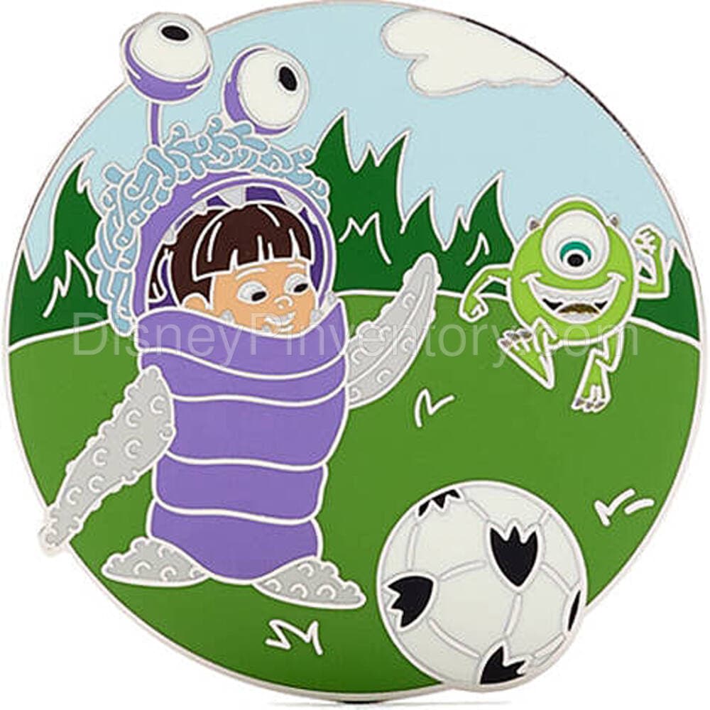 Pixar in the Park Mystery Pin Set - Boo & Mike Wazowski - Monsters, Inc. - Pin 33176