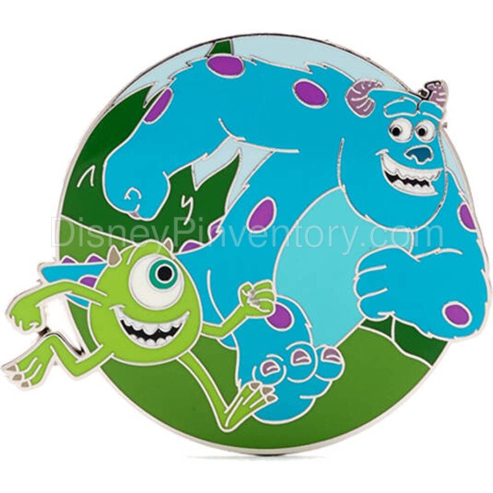 Pixar in the Park Mystery Pin Set - Mike Wazowski & Sulley - Monsters, Inc. - Pin 33181