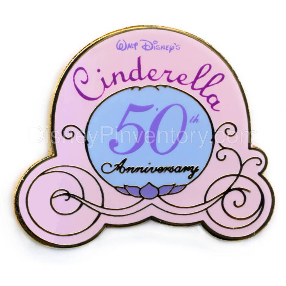Cinderella 50th Anniversary Pin Set - Coach - Pin 334