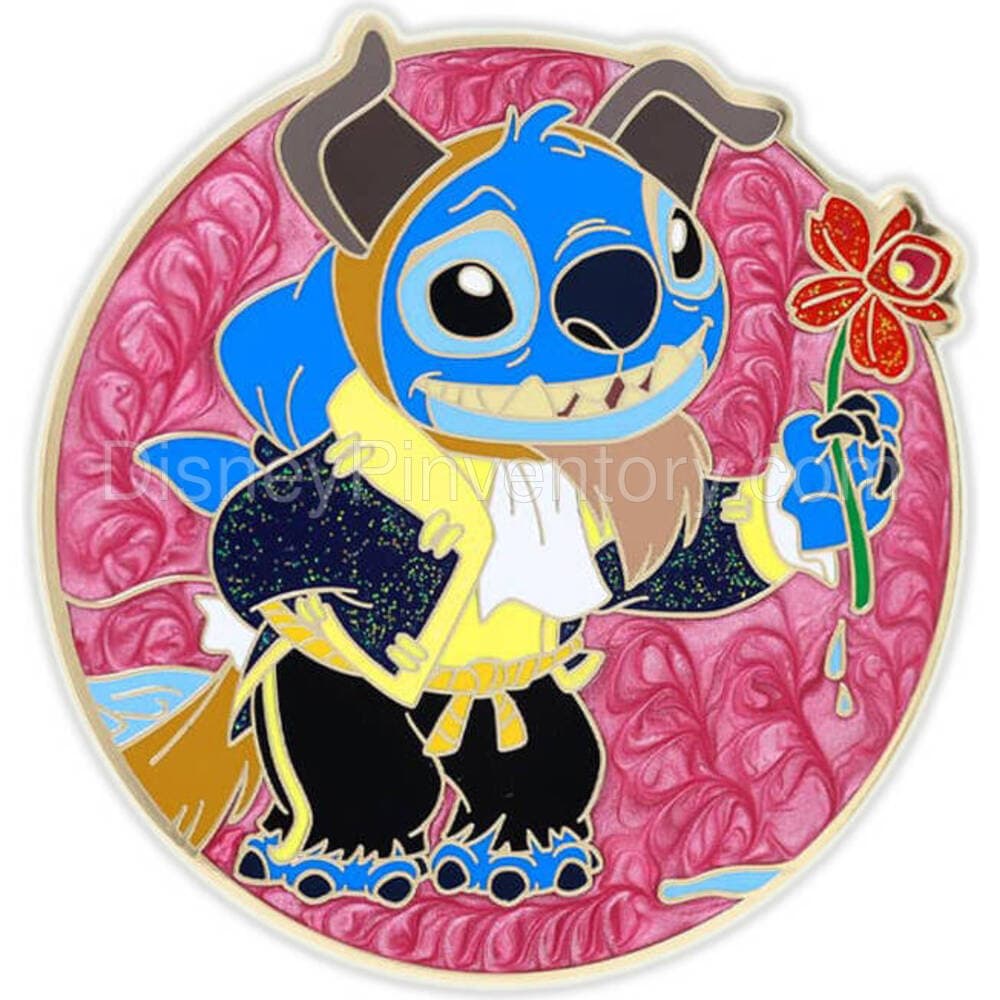 Disney Stitch in Costume Pin - Beauty and the Beast - The Beast - PALM Exclusive - Pin 33415
