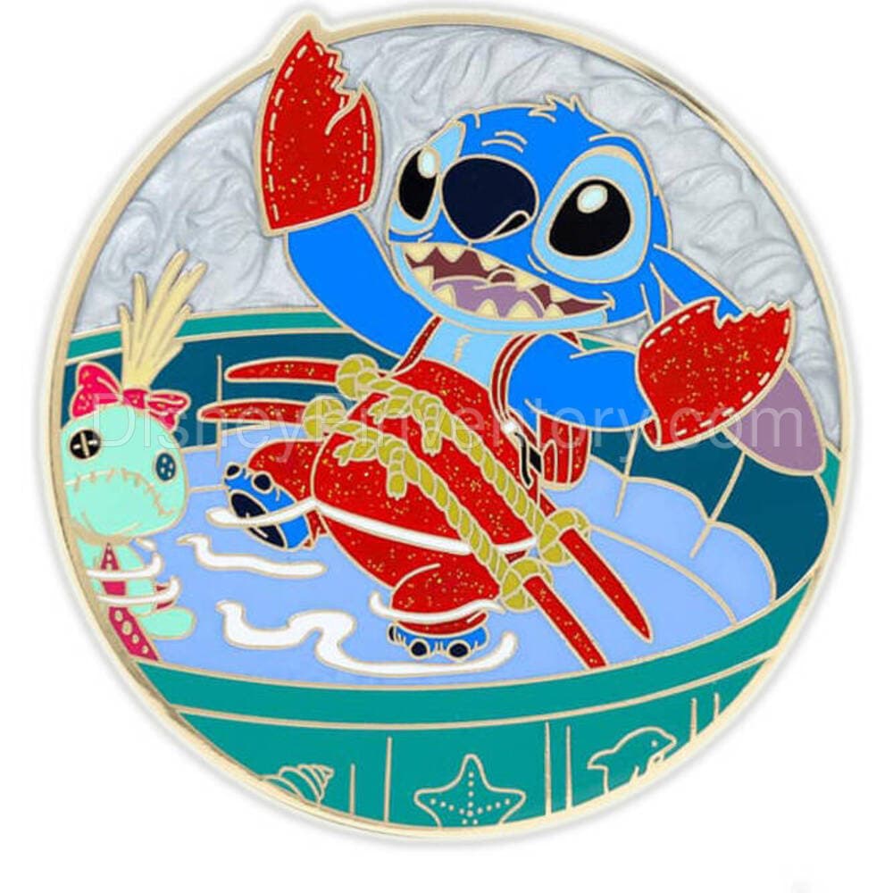 Disney Stitch in Costume Pin - The LIttle Mermaid Sebastian - PALM Exclusive - Pin 33417