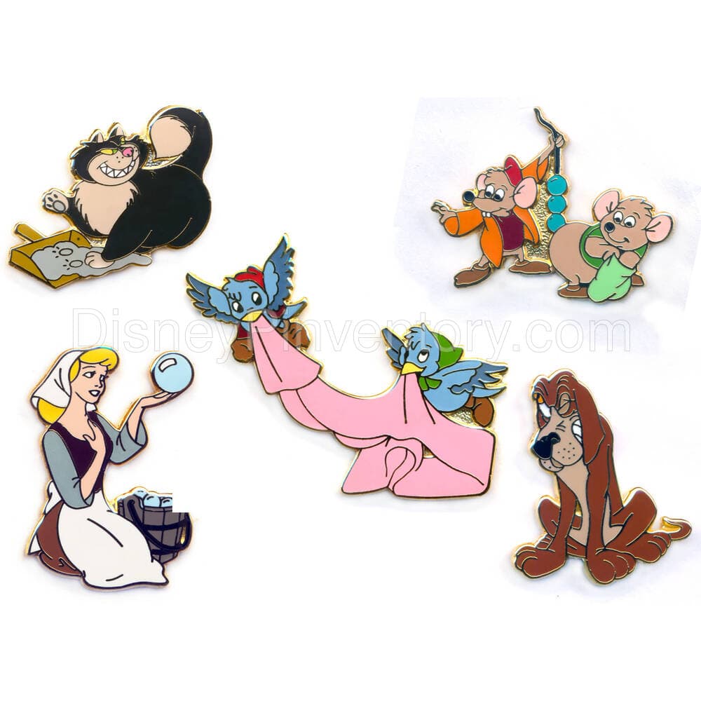 Walt Disney Classics Collection - Cinderella 50th Anniversary Pin Set - Pin 200