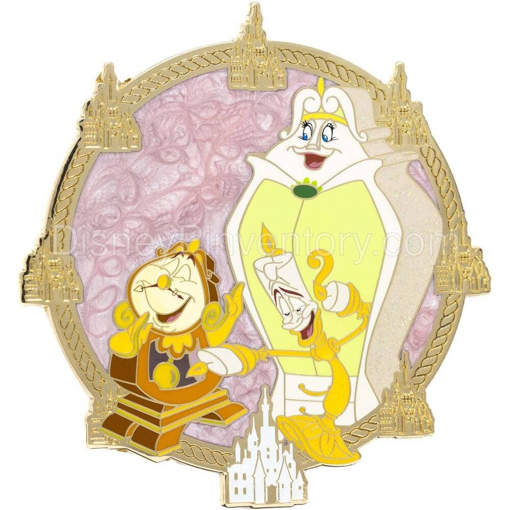 Disney Beauty and the Beast Iconic Series - Side Kicks Special Edition Pin - PALM Exclusive - Pin 33653