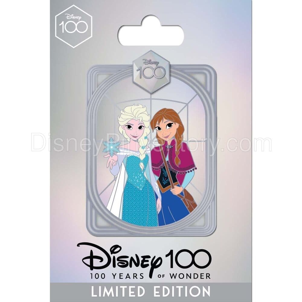 Elsa & Anna - Celebrating 100 Years "With Character" #9 Disney100 Pin - Pin 33703