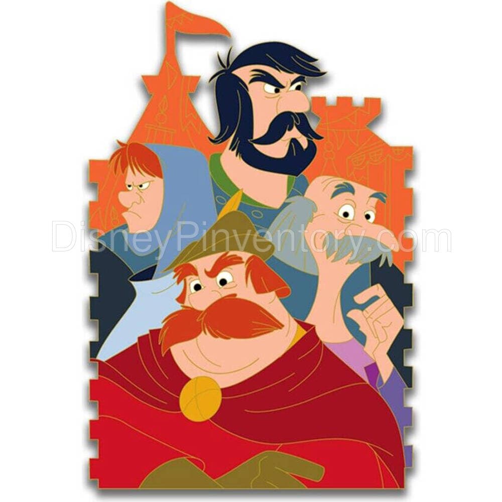 The Sword in the Stone 60th Anniversary - Sir Ector, Kay, Pellinore & Bart - Pin 33722