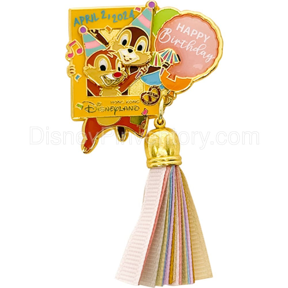 Chip 'n' Dale Birthday Pin 2024 - Pin 34408