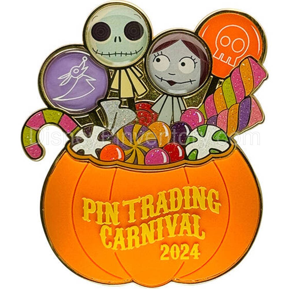 Pin Trading Carnival 2024 Pin Champion Pin with Autograph Card - The Nightmare Before Christmas - Pin 34409