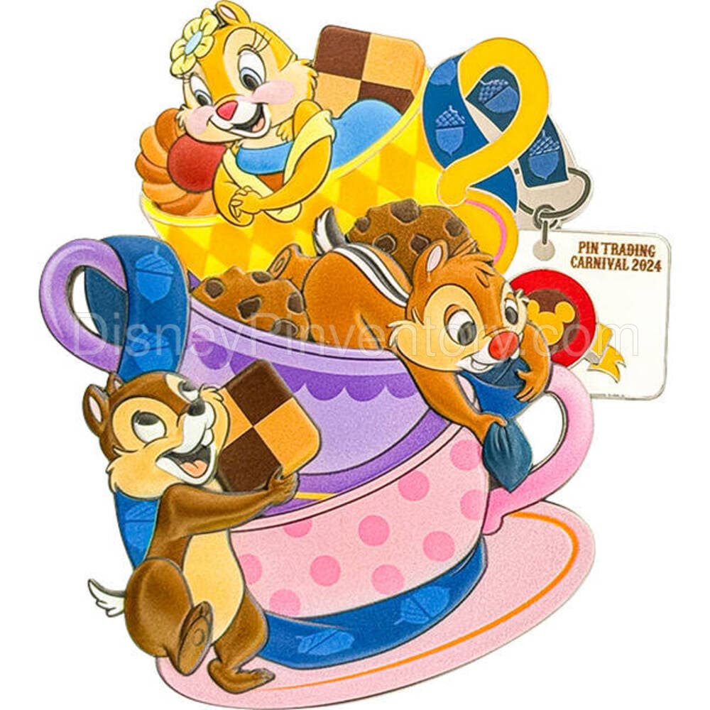 Pin Trading Carnival 2024 Jumbo Pin - Chip 'n' Dale and Clarice - Pin 34411