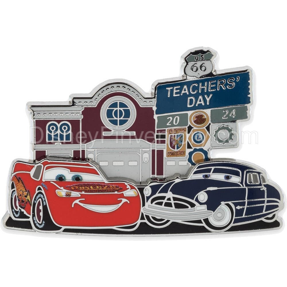 Lightning McQueen and Doc Hudson Teacher's Day 2024 Pin - Cars - Pin 34545