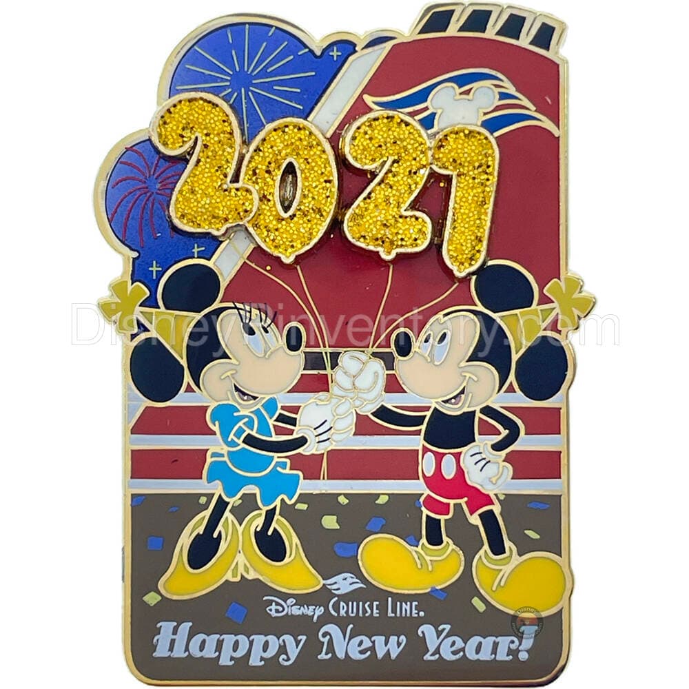 Disney Cruise Line Happy New Year 2021 Pin - Pin 34715
