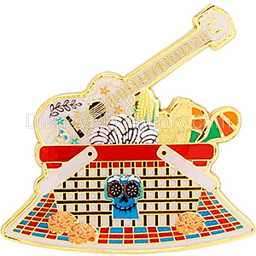 Loungefly Disney Pixar Picnic Blind Box Pin Set - Coco Picnic Basket Pin - BoxLunch Exclusive - Pin 35186