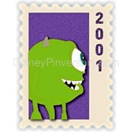 Pixar Commemorative Stamps Series #1 - Mike Wazowski Pin - DEC - Pin 35242