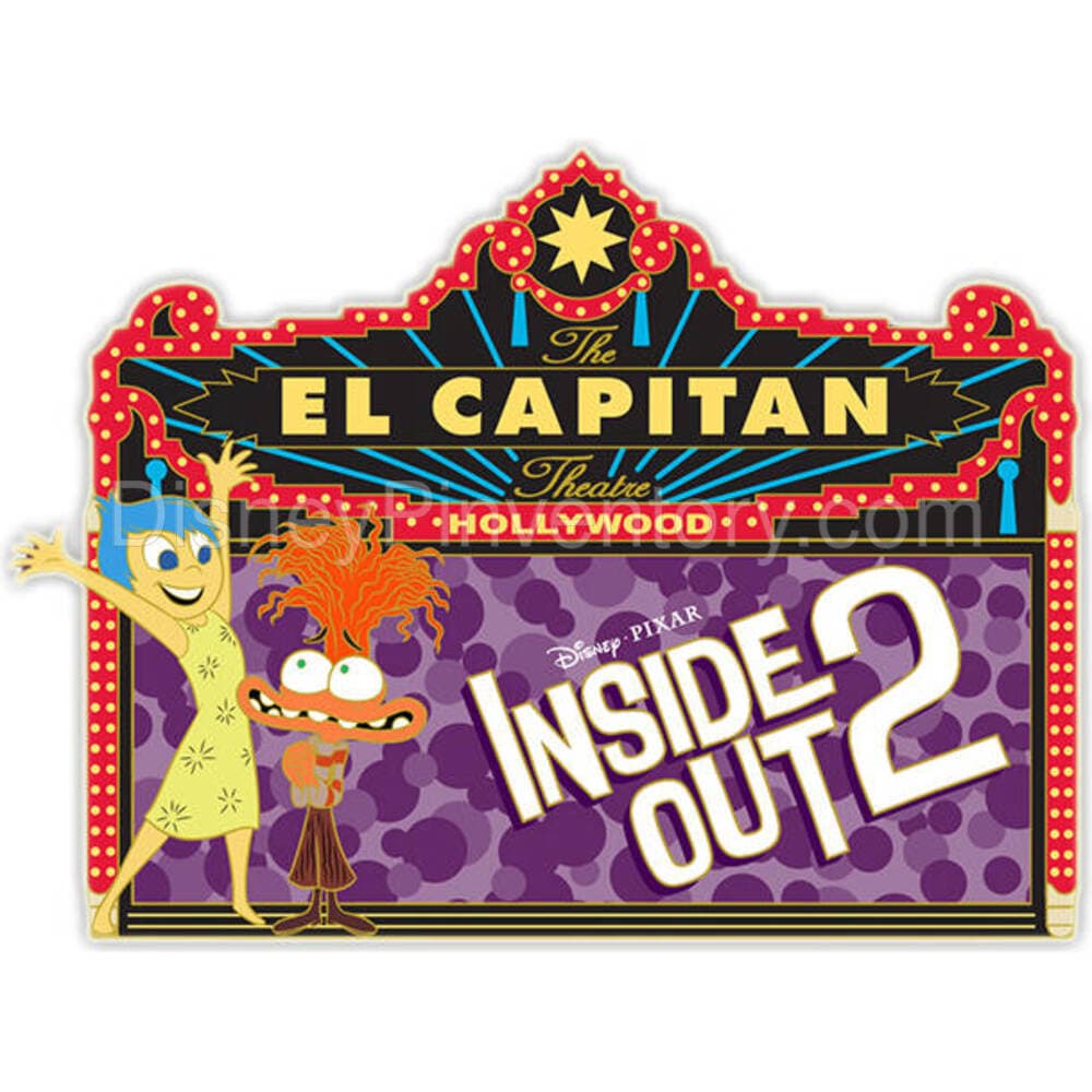 Inside Out 2 - El Capitan Theatre Marquee Pin - Pin 35504