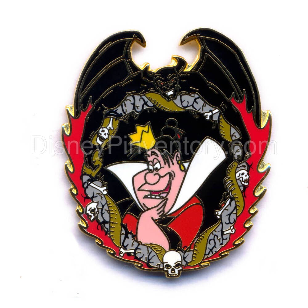 Walt Disney 100th Year - Villains #6 - Queen of Hearts - Pin 35688