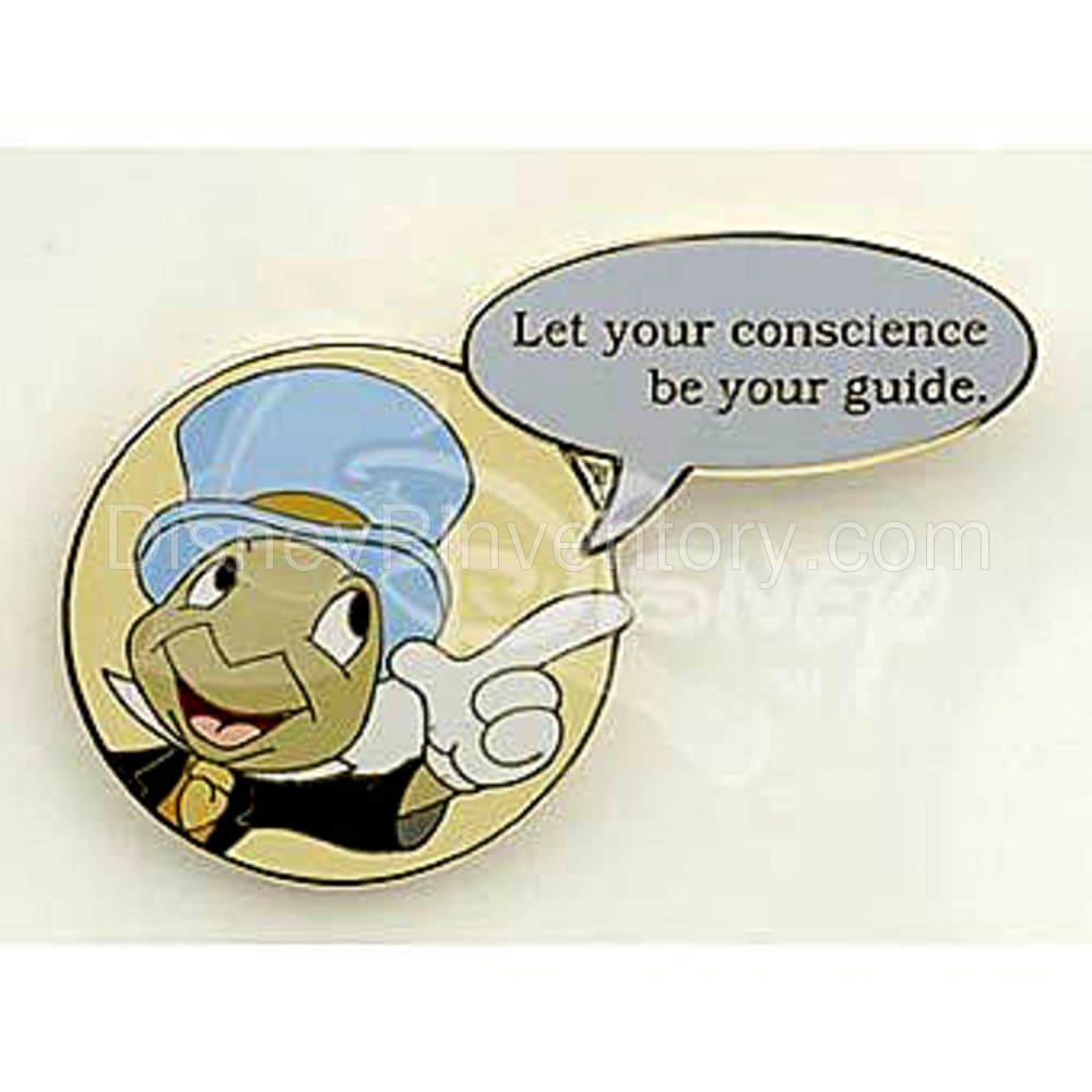 Disney Auctions - Film Quote Pin Set #1 - Jiminy Cricket - Pin 35756