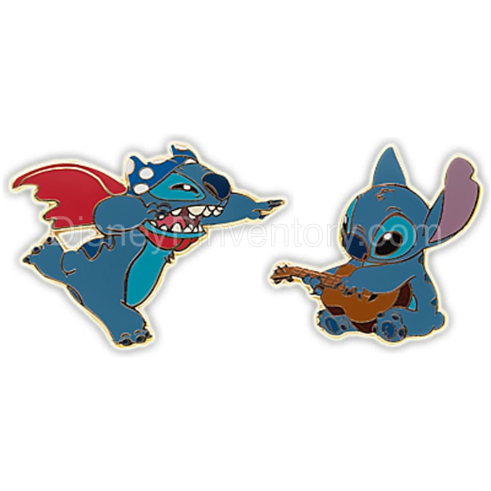Stitch Naughty and Nice Pin Set - Yellow Card - Pin 35906
