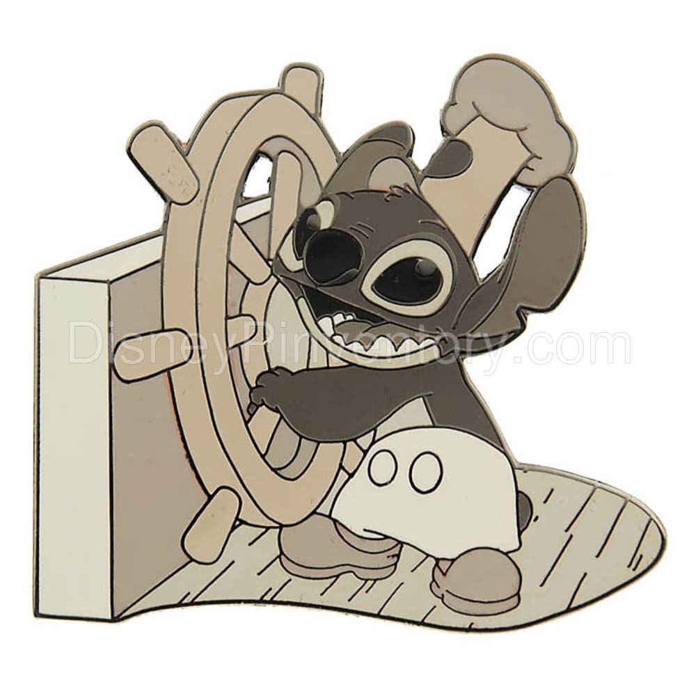Stitch as Steamboat Willie - Pin 36066