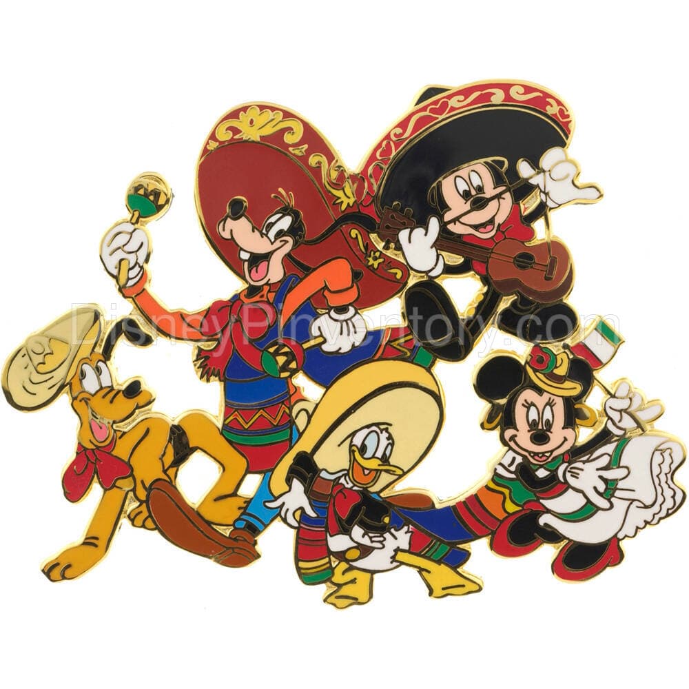 Mickey & Friends Cinco de Mayo Jumbo Pin - Pin 36093