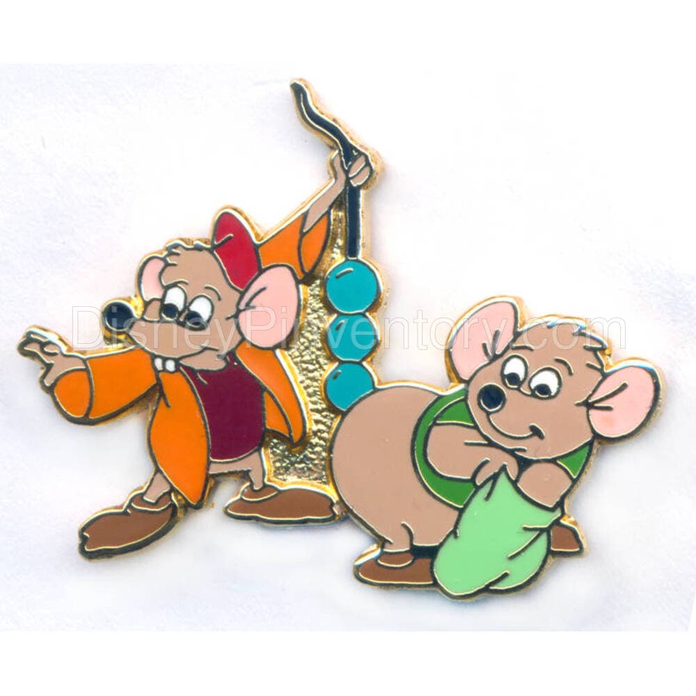 Walt Disney Classics Collection - Cinderella 50th Anniversary Pin Set - Jaq & Gus - Pin 361
